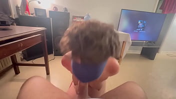 Preview 1 of Pakistani Xxx Videos Mobil - Teen deep throats cock tied up and blindfolded