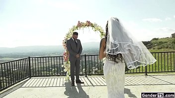 Preview 1 of Jav Cousin - Shemale bride Eva Maxim ass facesits guy