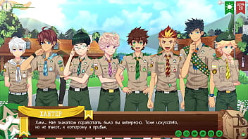 Preview 1 of Dad Out West - Game: Friends Camp,  Way 2,  Episode 35 - Help with the poster (Russian voiceover)