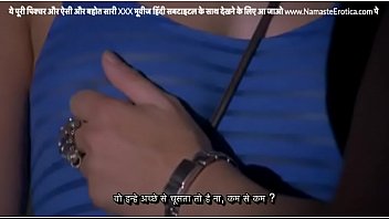 Preview 2 of Tetek Anak Smu - Horny lesbian estate agent grabs hot blonde client babe&#039_s pussy at her office with HINDI subtitles by Namaste Erotica dot com