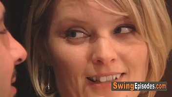 Preview 3 of Scxyvido - Lusty swinger orgy in the Red Room with a sexy group of married girls.