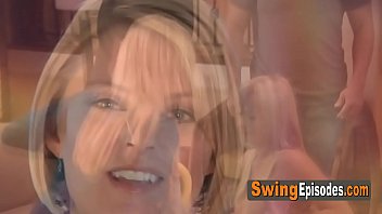Preview 2 of Lela Star Assage - Kinky swinger babes wearing hot lingerie at a wild Swinger party!