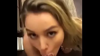 Preview 2 of Puss 1 - Hot sucking cock with whipped cream and giving four