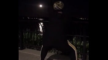 Preview 3 of Xxxmiyakhalifa - Strawberry Moon We Outside After Curfew !!