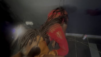 Preview 1 of Sri Lanka Air Sex - Came to work late on my first day!!! Bosses caught me sneaking in,  instead of firing me he gave me THROAT TRAINING INSTEAD!!