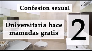 Preview 1 of Sunny Leon Lesbain - Confesi&oacute_n sexual: Ella mamando por vicio 2. Audio espa&ntilde_ol.