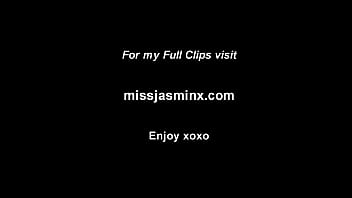 Preview 1 of India New Sax - Horny teen Miss Jasminx masturbates Herself in Leather Leggings
