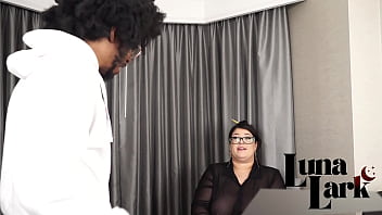Preview 1 of Koren Flims - Curious and horny librarian Luna Lark learns the industry with Dorky Darien