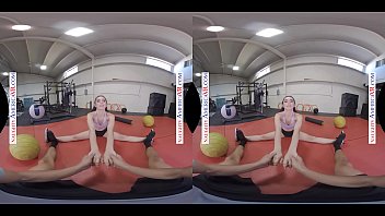 Preview 1 of Dfxxxvibo - Naughty America - Gianna Gem Fucks you in the gym