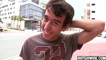 Preview 1 of Chick Bounces On Fat Dick - Cute twink gets paid to have sex