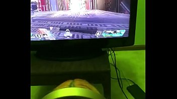 Preview 1 of Girl Forced Post Orgasm Squirt - Petite redhead fucked while playing apex @starfoxxx93