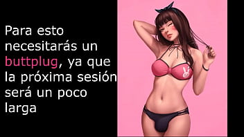 Preview 3 of Old Man Drinking Milk From Boobs - Joi Escuela de dominacion Futanari/Femdom (Nivel medio) Espa&ntilde_ol