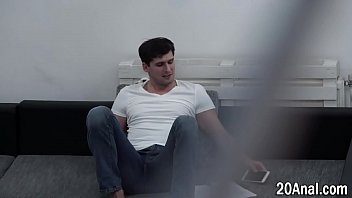 Preview 1 of Cape Town Animal Porn - Analized brunette sucks big cock and gets cum
