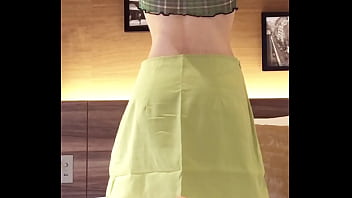 Preview 2 of Anamil Xxx Video - Japanese beautiful girl wearing a navel-baring outfit