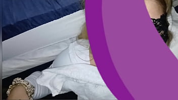 Preview 2 of Korean Morning - Pretty young petite tatted white girl let&#039_s me cum on her face after a quick blowjob