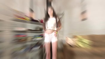 Preview 1 of Dildo Stuck In Ass - My First DP,  Nata Paradise 2on1 Balls Deep Anal,  DP,  Gapes and Facial GL173
