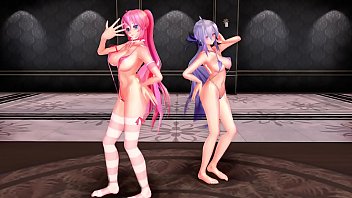 Preview 1 of Tinnie Tyler - ルカハクの踊りを見ながらシコシコする動画 - 被害妄想携帯女子