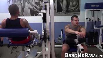 Preview 1 of Sunny Loney Xnxx - Studs relax after gym session with some raw dick sucking