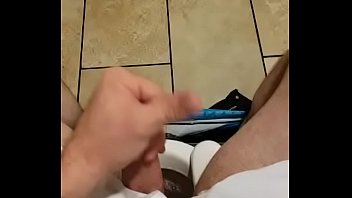 Preview 2 of Animal With Another Animal Sex - Masturbating in public bathroom
