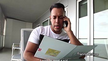 Preview 1 of Finger Sex Desi - Guy fucking shemale call girl