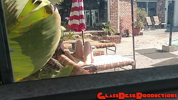 Preview 1 of Students And Techer Sex Vidoes - *&gt_ Kristi Love - gets spied on nude sunbathing