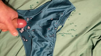 Preview 3 of Pakistani Sexy Xxxx Flim - Cum on her satin panties
