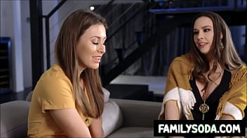 Preview 3 of Sex In Bus Grouped - Stepdaughter eats BBC as sorority pledging