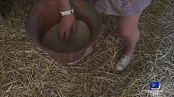Preview 1 of Jaber Jasthi Got Xxx Videos - Sophie d&eacute_fonc&eacute_e en trio dans la paille