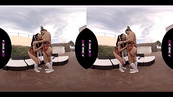 Preview 2 of Big Bom Antiy Xnx 2017 - PORNBCN VR Dos c. lesbianas se cuelan en el jardin de mi casa para tener sexo delante de mi. Follando con arnes y corriendose a chorros cosplay  julia de lucia y mia navarro porno espa&ntilde_ol spanish en realidad virtual,  virtual reali