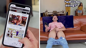Preview 4 of Force Rep Girls More Boys - Kira Perez Catches Her Pervert Step Brother Masturbating!