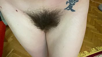 Preview 3 of Ash In Ibizia - extreme close up on my hairy pussy huge bush 4k HD video hairy fetish