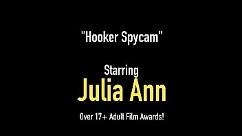 Preview 1 of Www Bagali Sax - Half Naked Cougar Julia Ann Gets Pussy Pounded On Spy Cam!