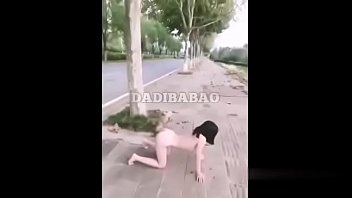Preview 4 of Ebod400 - 2020推特养狗人-极品嫩乳白嫩小母 公共场所耻辱露出