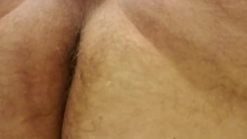Preview 1 of Super Skinny Solo Dildo - Poking the butt
