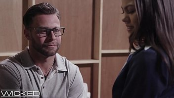 Preview 2 of Boy Inlaw Mom - Religious Student Seduced By Former Pornstar At Anti Porn PSA Filming