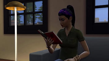 Preview 1 of Tranny Pleases - My step Mom Fucking With The New Black Neighbor After Moving Into A New House