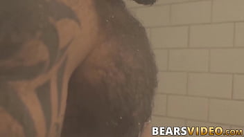 Preview 3 of Mom N Sun Xxx - Atlas Grant shows off that bear body and tugs on his dick