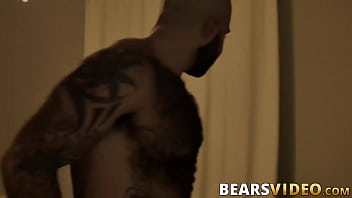 Preview 1 of Mom N Sun Xxx - Atlas Grant shows off that bear body and tugs on his dick
