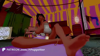 Preview 4 of Peeking Porn - Introduction of Esmeralda  #Esmeralda #disneyprincess #nsfw #footfetısh #SFMAnimation #SFM #rule34