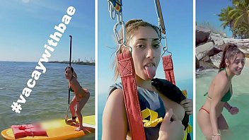 Preview 4 of Big Cock Amateur Sex - Kira Perez On Corona Vacay With Tony Rubino