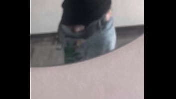 Preview 4 of Granny Hadjob - Playin w My Dick On The 5th Floor Lobby &amp_ Almost got Caught  Viva La Mexico ️