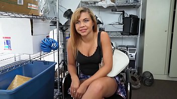 Preview 1 of Winter Romance - Black stud is pounding a petite teen&#039_s wet cunt in his office