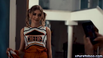 Preview 3 of Nadia Ali 2018 New Sex - Team leader coach Cory Chase invited her favorite teen cheerleader Mackenzie Moss to hang out and lures her to start a 3some with her and her husband.