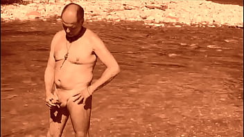 Preview 3 of Anty Lesbiyan - skinny dipper caught on cam