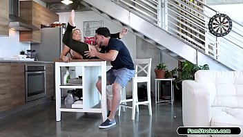 Preview 3 of Mom Veit - Petite stepsis sucking stepbros big cock