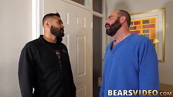 Preview 1 of Brandi Force Son - Avi Strider barebacked relentlessly by bear Steve Sommers