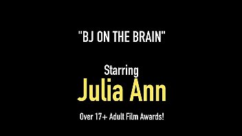 Preview 1 of Japanese Anal Bukkake Cum Big - Holy Milf Blowjobs! Julia Ann Milks,  Sucks &amp_ Busts A Nut!