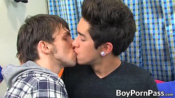 Preview 1 of Gamine Anal - Twink with tats fucking another twink anally from behind