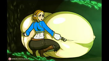 Preview 3 of Julie Aida - Princess Zelda breast expansion