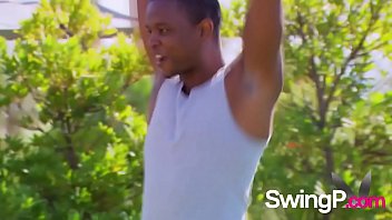 Preview 2 of Usa Shemale Teen - Fun a oral sex in a naughty outdoor game between horny swingers.
